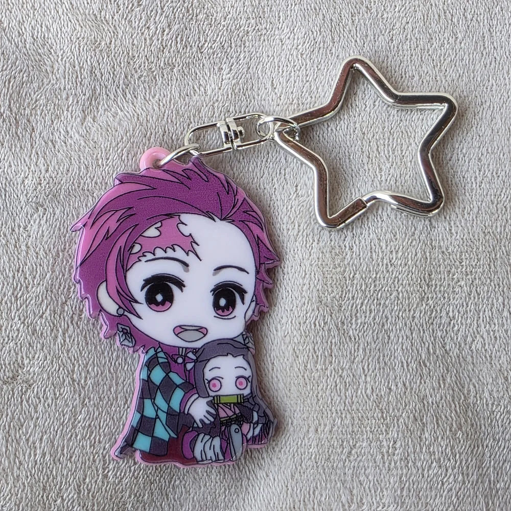 DEMON SLAYER Tanjiro With Nezuko Kamado Keychain